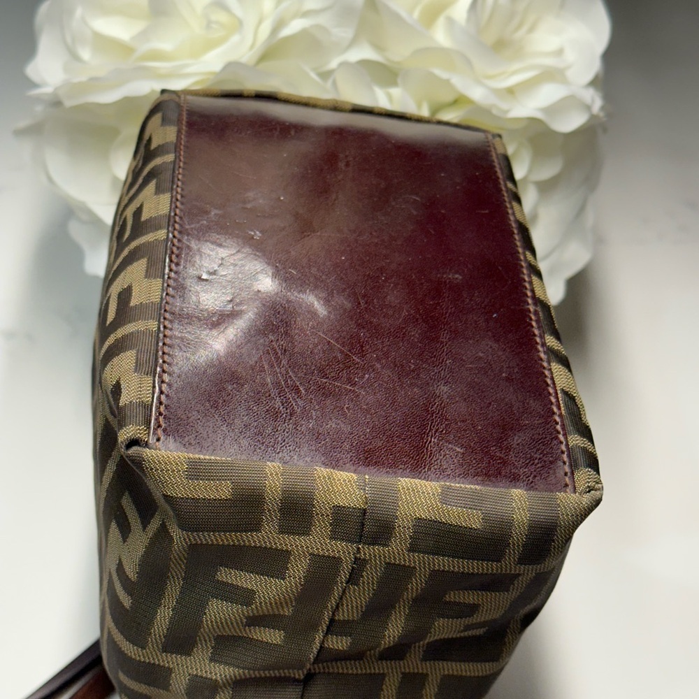 Fendi FF Zucca Tote + Trifold Wallet + Dust Bag + COA - Picture 7 of 16